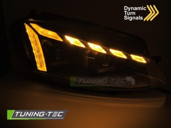 VOLL LED Scheinwerfer Tagfahrlicht für VW Golf 7.5 VII Facelift Bj.17-20 Schwarz