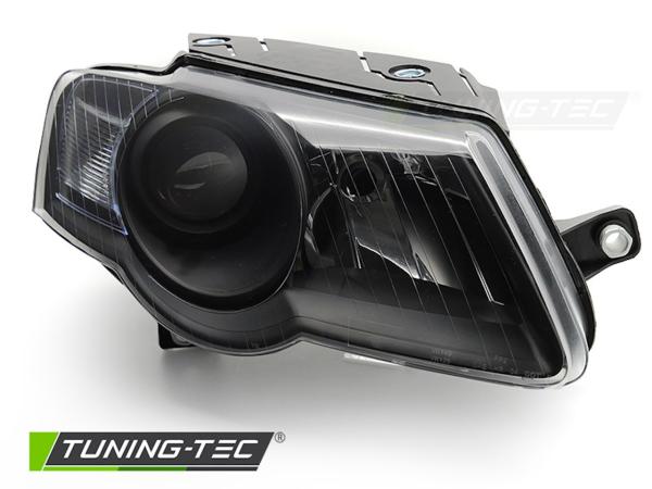 Scheinwerfer Klarglas für VW Passat 3C B6 Bj. 05-10 Schwarz