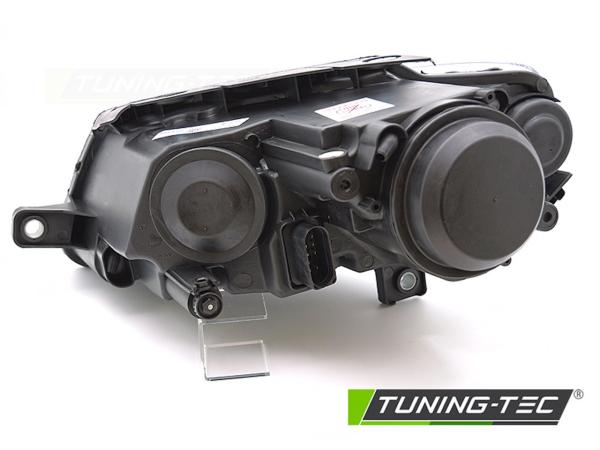 Scheinwerfer Klarglas für VW Passat 3C B6 Bj. 05-10 Schwarz