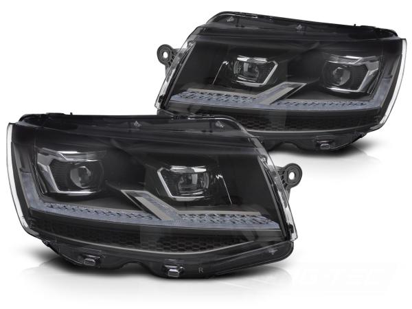 LED DRL Frontscheinwerfer passend für VW T6 mit dynamischem Blinker
