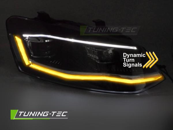 LED Upgrade Scheinwerfer passend für VW Polo 6R 6C mit dynamischem Blinker