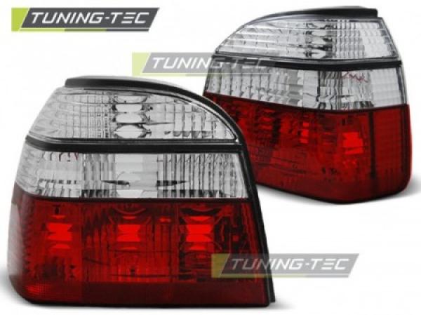 Rückleuchten für VW Golf 3 (III) 91-97 rot/weiß