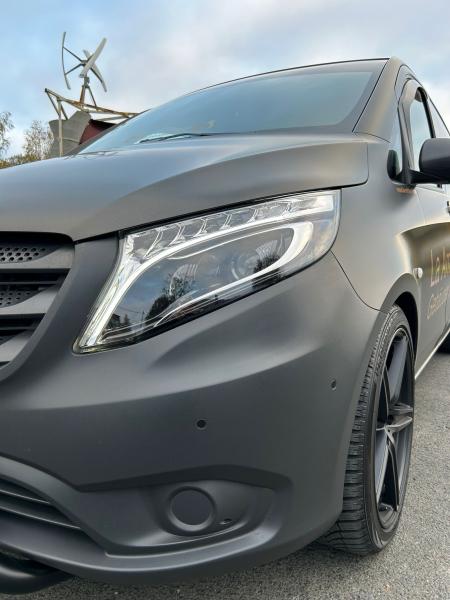 VOLL LED Tagfahrlicht Scheinwerfer für Mercedes V-Klasse / Vito W447 14-23 Black