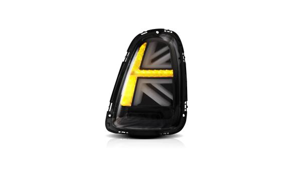 Voll LED Rückleuchten für Mini Cooper R56 R57 R58 R59 2007-2013 Klar schwarz
