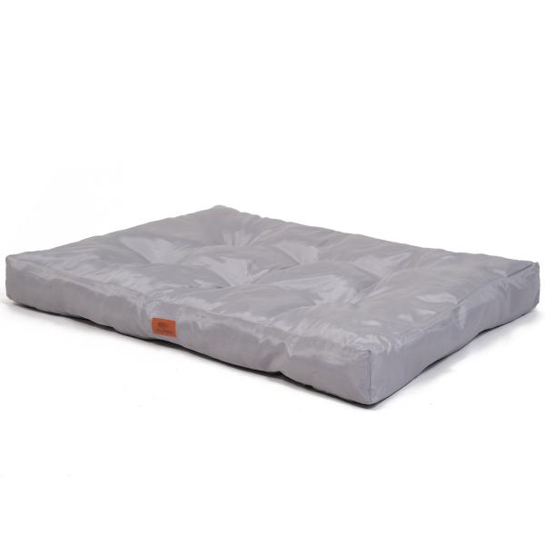 Hundekissen große Hunde waschbar hundematratze wasserdicht XXL für große, mittelgroße Hunde Outdoor gepolstert Hundematte grau in 10cm Höhe, groß XL Kühlmatte für Haustiere (75 * 50 * 10 cm)