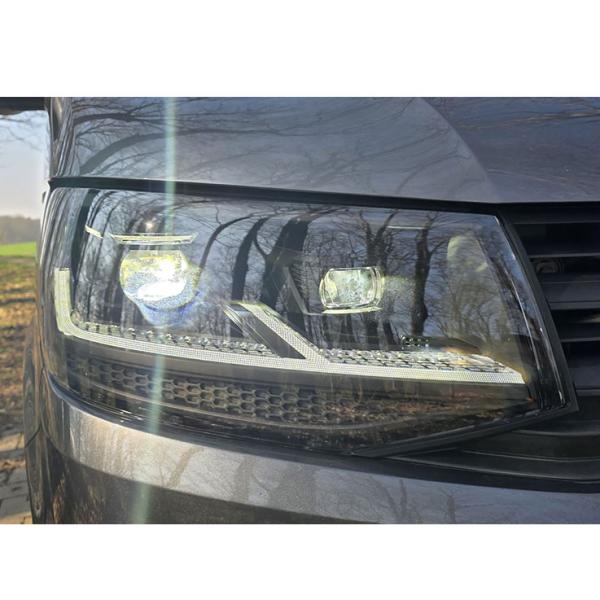 Voll LED Tagfahrlicht Scheinwerfer für VW T6 15-19 schwarz - Black Edition