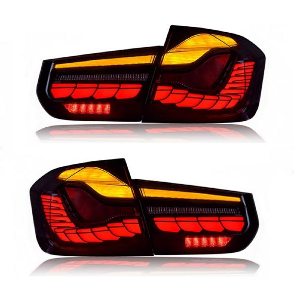 Voll LED Rückleuchten für BMW 3er F30 F35 F80 2011 - 2019 Smoke in OLED Technik