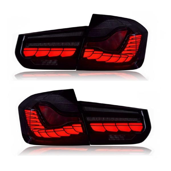 Voll LED Rückleuchten für BMW 3er F30 F35 F80 2011 - 2019 Smoke in OLED Technik