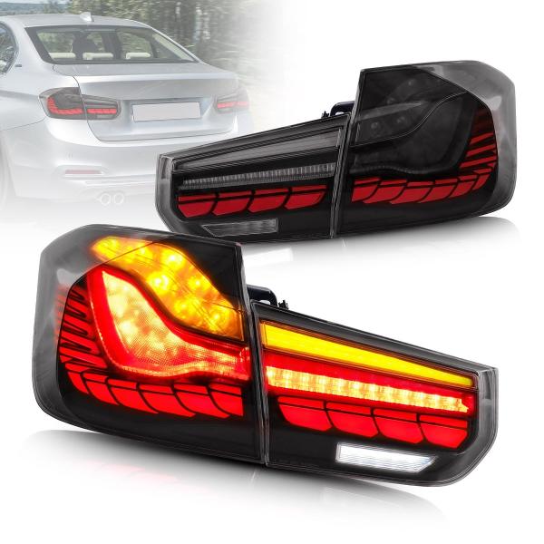 Voll LED Rückleuchten für BMW 3er F30 F35 F80 2011 - 2019 Smoke in OLED Technik