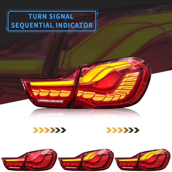Voll LED Rückleuchten für BMW F32 F33 F36 F82 Bj. 2013-2021 rot OLED Technik