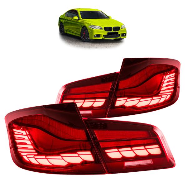 Voll LED Rückleuchten für BMW F10 Limousine 2010-2016 Rot in OLED Technik