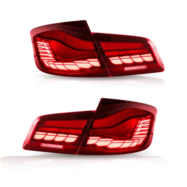 Voll LED Rückleuchten für BMW F10 Limousine 2010-2016 Rot in OLED Technik