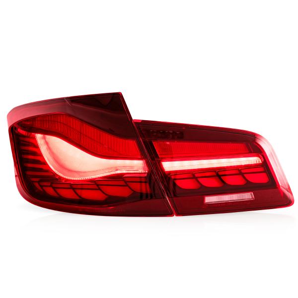 Voll LED Rückleuchten für BMW F10 Limousine 2010-2016 Rot in OLED Technik