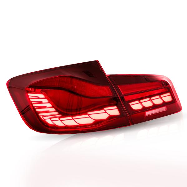 Voll LED Rückleuchten für BMW F10 Limousine 2010-2016 Rot in OLED Technik