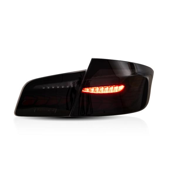 Voll LED Rückleuchten für BMW F10 Limousine 2010-2016 Smoke in OLED Technik