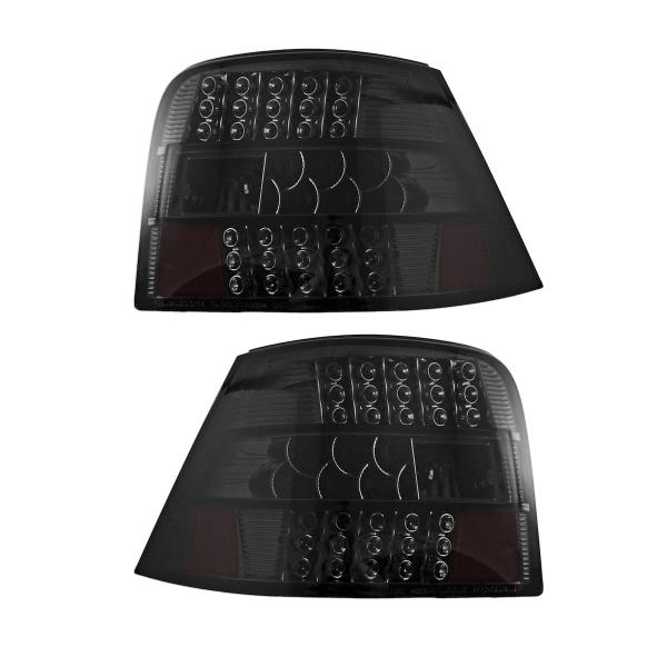 SET LED Rückleuchten Heckleuchten Schwarz Smoke IV Rücklichter für VW Golf 4 97-
