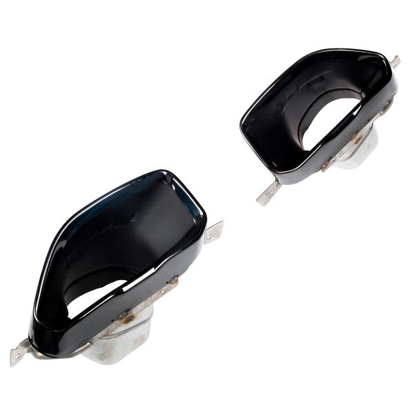 Auspuffblenden ESD Blenden Schwarz passt für BMW 3er G20 G21 M340i mit M-Paket