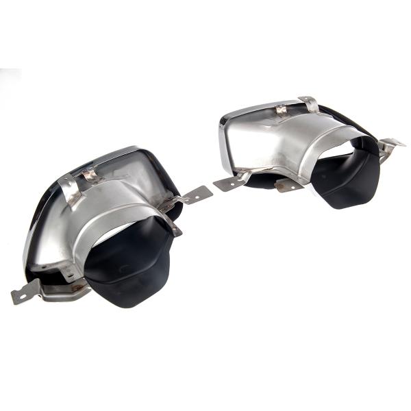 Auspuffblenden ESD Blenden Schwarz passt für BMW 3er G20 G21 M340i mit M-Paket