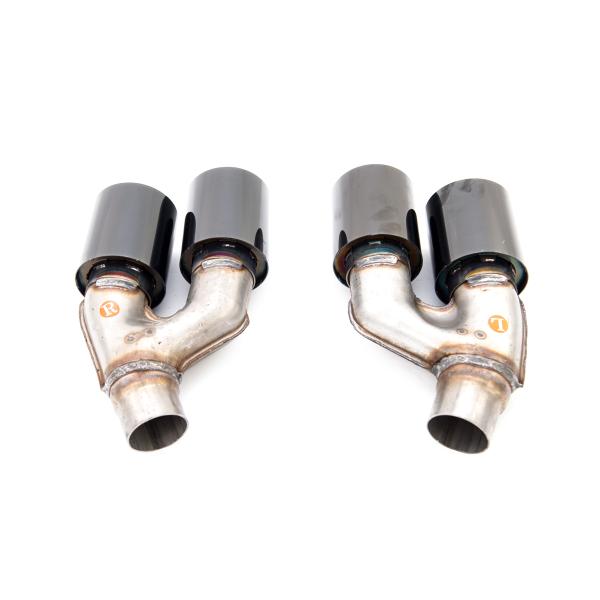 Edelstahl Endrohre Auspuff Blende Auspuffblenden für BMW G30 Limo G31 Touring