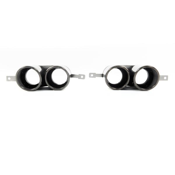 Auspuffblenden ESD Blenden Schwarz passt für BMW 3er G20 G21