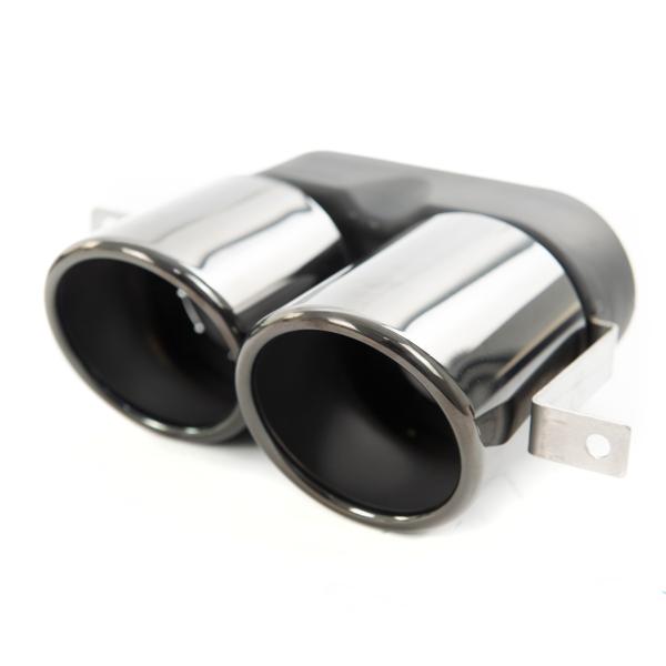 Auspuffblenden ESD Blenden Schwarz passt für BMW 3er G20 G21