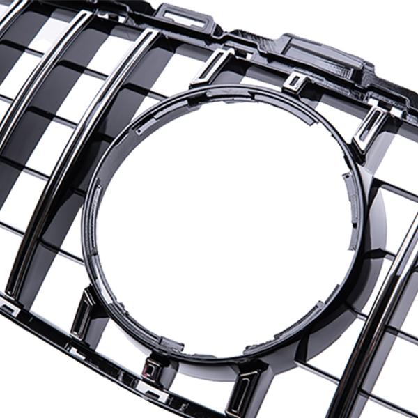 Kühlergrill Grill Black Chrom für Mercedes C Klasse W205 Sport-Panamericana GT