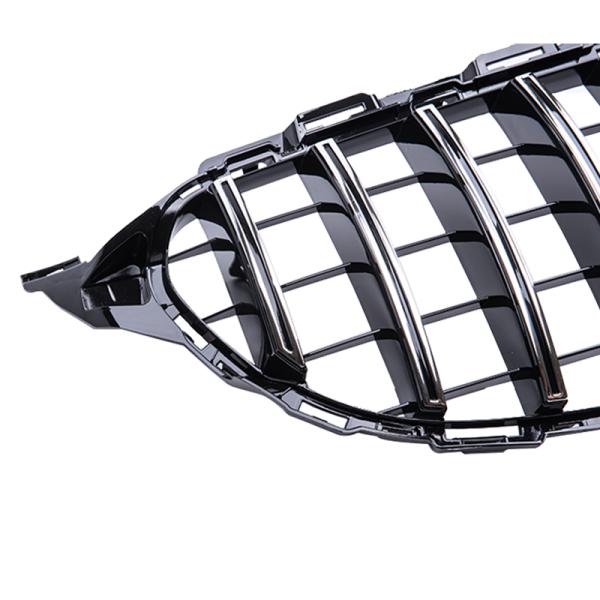 Kühlergrill Grill Black Chrom für Mercedes C Klasse W205 Sport-Panamericana GT