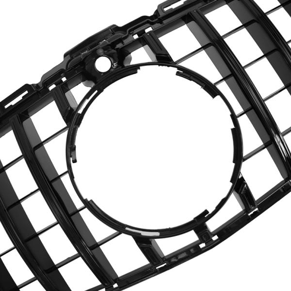 Kühlergrill schwarz Sport Glanz für Mercedes C Klasse W205 Panamericana--für Frontkamerasystem