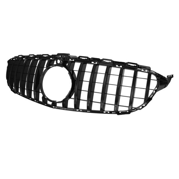 Kühlergrill schwarz Sport Glanz für Mercedes C Klasse W205 Panamericana--für Frontkamerasystem