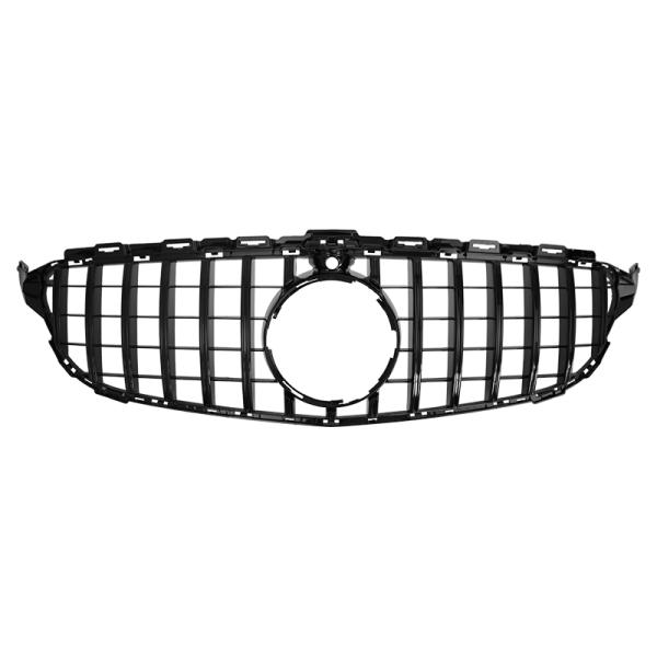Kühlergrill schwarz Sport Glanz für Mercedes C Klasse W205 Panamericana--für Frontkamerasystem