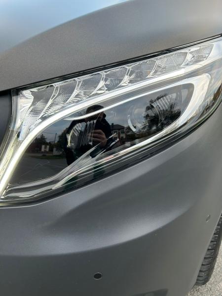VOLL LED Tagfahrlicht Scheinwerfer + LED Rückleuchten schwarz für Mercedes V-Klasse Vito W447 14-23 Black