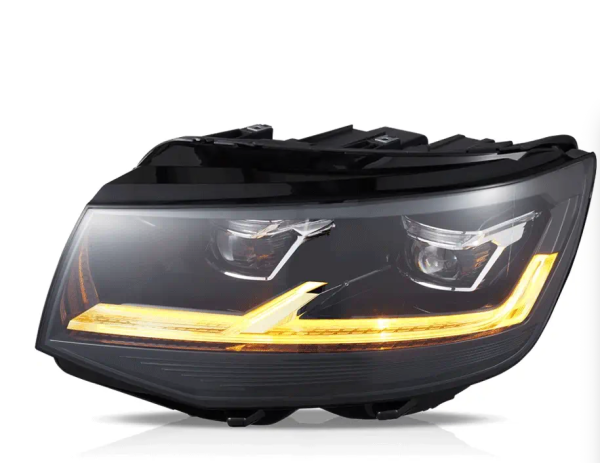 Voll Led Scheinwerfer für VW T6 15-19 schwarz ab15 -19 dynamischen LED Blinkern