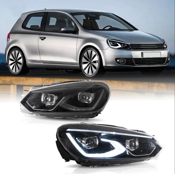 Voll LED SCHEINWERFER für VW Golf 6 Limo und Kombi 2008-2013 Plug and Play
