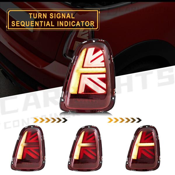 Voll LED Rückleuchten für Mini Cooper R56 R57 R58 R59 2007-2013 Smoke