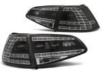 LED Rückleuchten für VW Golf 7 (VII) Limo Bj. 12-17 Schwarz dynamischer Blinker