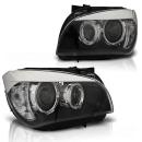 LED Angel Eyes Scheinwerfer für BMW X1 E84 10/09-12 schwarz