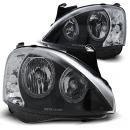 Scheinwerfer Angel Eyes für Opel Corsa C Bj. 00-06 Schwarz