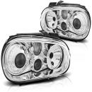 Design Klarglas Scheinwerfer für VW Golf 4 97-03 chrom