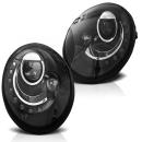 LED Tagfahrlicht Design Scheinwerfer für VW New Beetle 98-05 schwarz